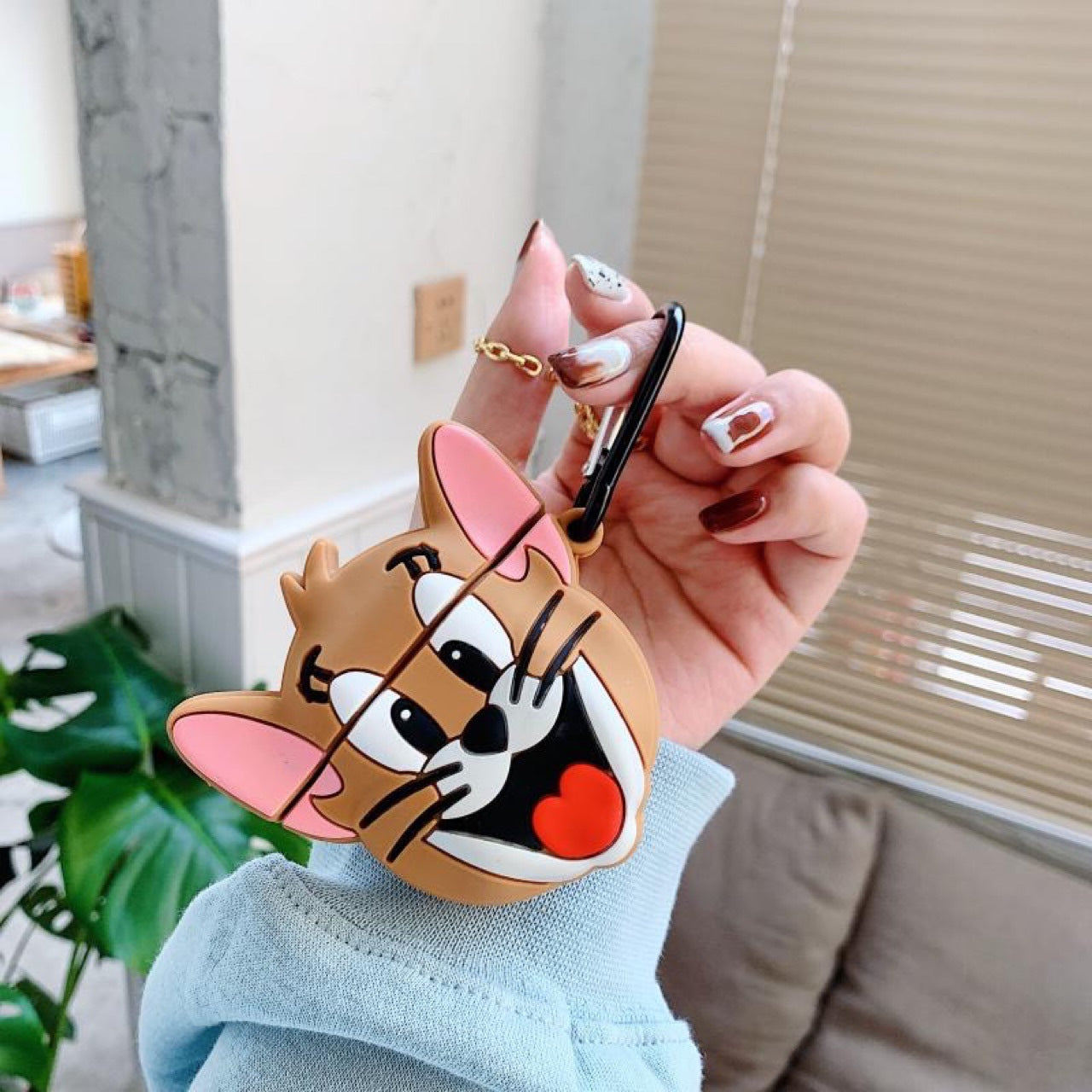 Tom & Jerry Cartoon Character Cat and Mouse Geek Popular TV Show 3d Inspired Cool AirPods Case Cover – Premium Silicone Protection Gift For him/Gift For her AirPods 1/2/3/4 & AirPods Pro – Stylish, Durable & Shockproof