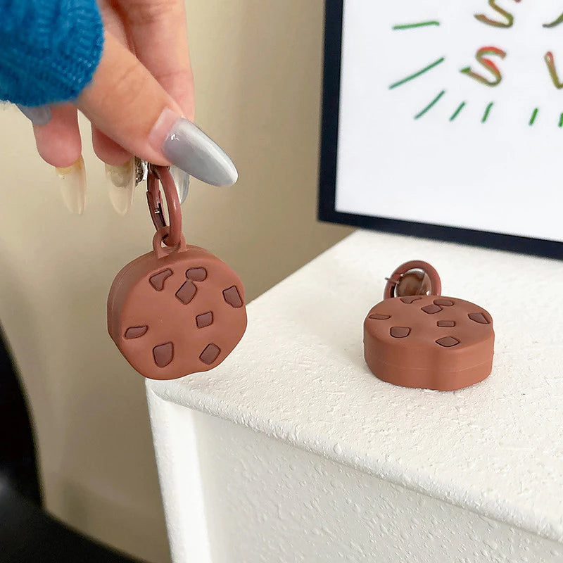 Premium Chocolate Cookie Food Snacks inspired Apple AirTag Case Holder – Stylish, Durable, and Secure Protection for Your AirTag