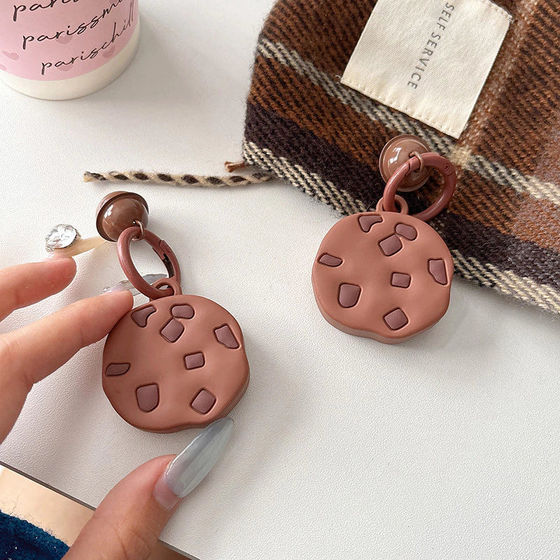 Premium Chocolate Cookie Food Snacks inspired Apple AirTag Case Holder – Stylish, Durable, and Secure Protection for Your AirTag
