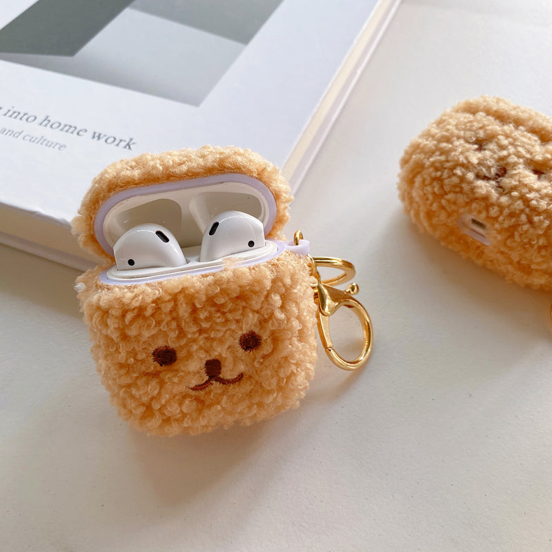 Cute Fluffy Novelty Animal AirPods Case Cover – Premium Silicone Protection for AirPods 1/2/3/4 & AirPods Pro – Stylish, Durable & Shockproof