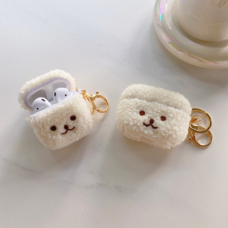 Cute Fluffy Novelty Animal AirPods Case Cover – Premium Silicone Protection for AirPods 1/2/3/4 & AirPods Pro – Stylish, Durable & Shockproof