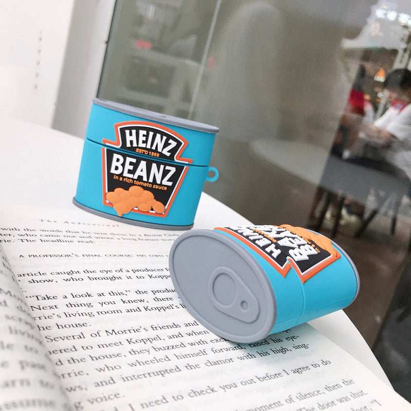 Baked Beans Tin Inspired AirPods Case Cover – Premium Silicone Protection for AirPods 1/2/3/4 & AirPods Pro – Stylish, Durable & Shockproof