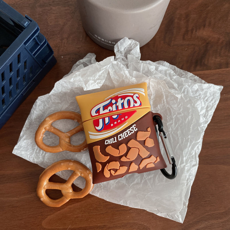 Snacks Crisps Fritos Chilli Cheese Gift For Him / Gift For Her AirPods Case Cover – Premium Silicone Protection for AirPods 1/2/3/4 & AirPods Pro – Stylish, Durable & Shockproof