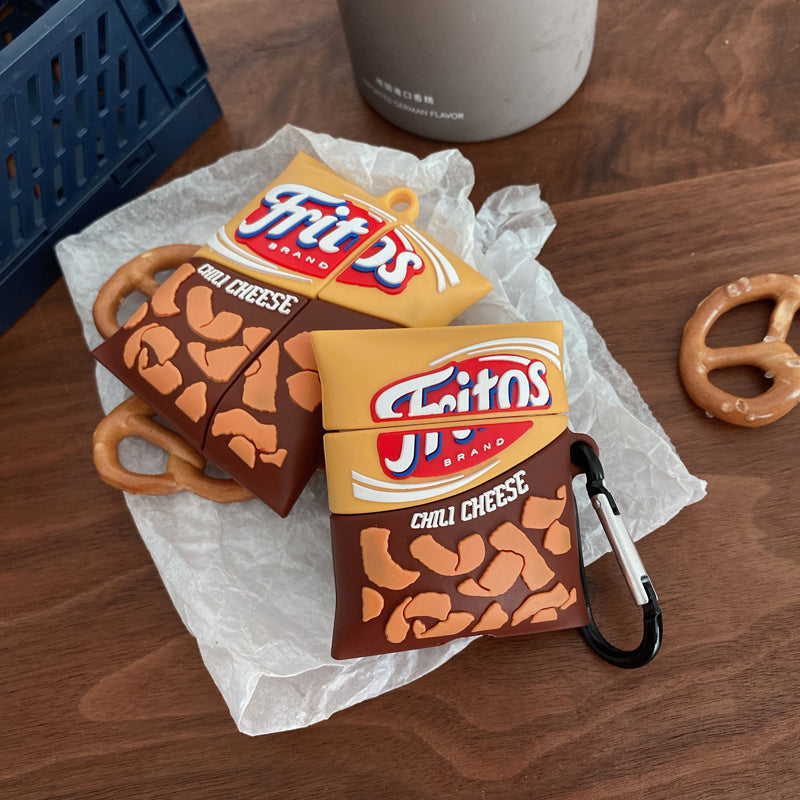 Snacks Crisps Fritos Chilli Cheese Gift For Him / Gift For Her AirPods Case Cover – Premium Silicone Protection for AirPods 1/2/3/4 & AirPods Pro – Stylish, Durable & Shockproof