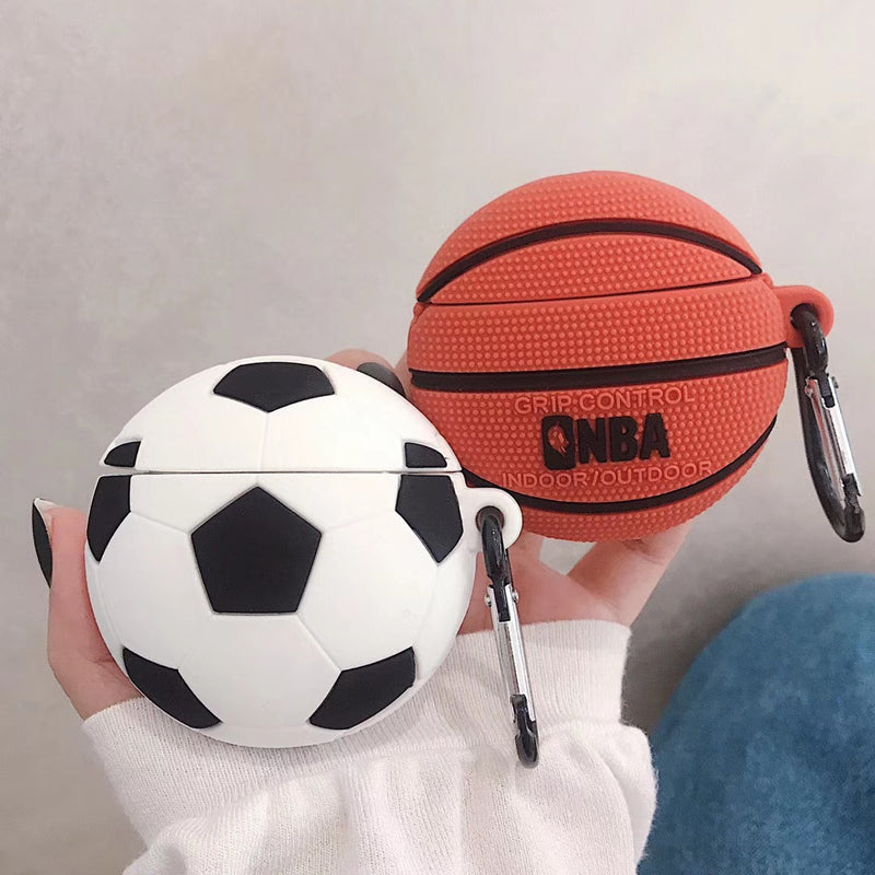 Sports Basketball Soccer Football Inspired AirPods Case Cover – Premium Silicone Protection for AirPods 1/2/3/4 & AirPods Pro – Stylish, Durable & Shockproof