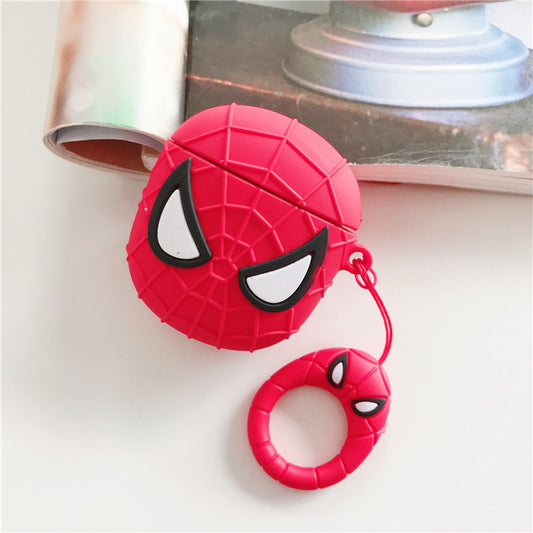 Superhero Inspired Spiderman Character Airpods Case Cover compatible for gen 2/3/4 & Pro