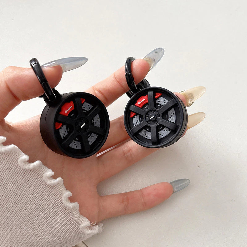 JDM Street Racing Inspired Japanese Alloy Wheel hub case inspired Apple AirTag Case Holder – Stylish, Durable, and Secure Protection for Your AirTag