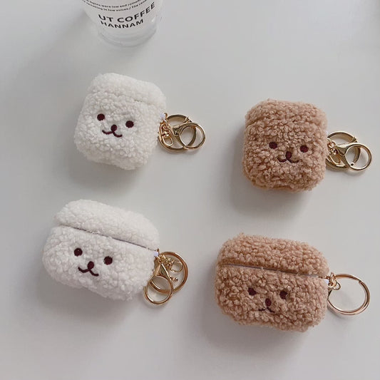 Cute Fluffy Novelty Animal AirPods Case Cover – Premium Silicone Protection for AirPods 1/2/3/4 & AirPods Pro – Stylish, Durable & Shockproof