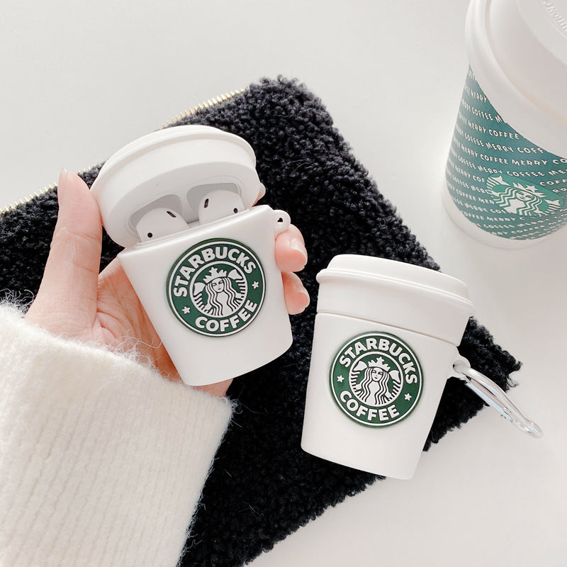 Coffee Cup AirPods Case Cover – Premium Silicone Protection for AirPods 1/2/3/4 & AirPods Pro – Stylish, Durable & Shockproof