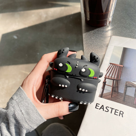 Dragon Cartoon Inspired AirPods Case Cover – Premium Silicone Protection for AirPods 1/2/3/4 & AirPods Pro – Stylish, Durable & Shockproof