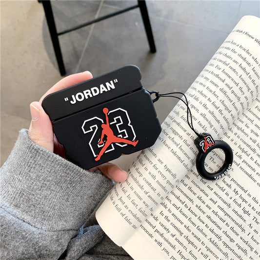 Jumpman Sports Inspired AirPods Case Cover – Premium Silicone Protection for AirPods 1/2/3/4 & AirPods Pro – Stylish, Durable & Shockproof
