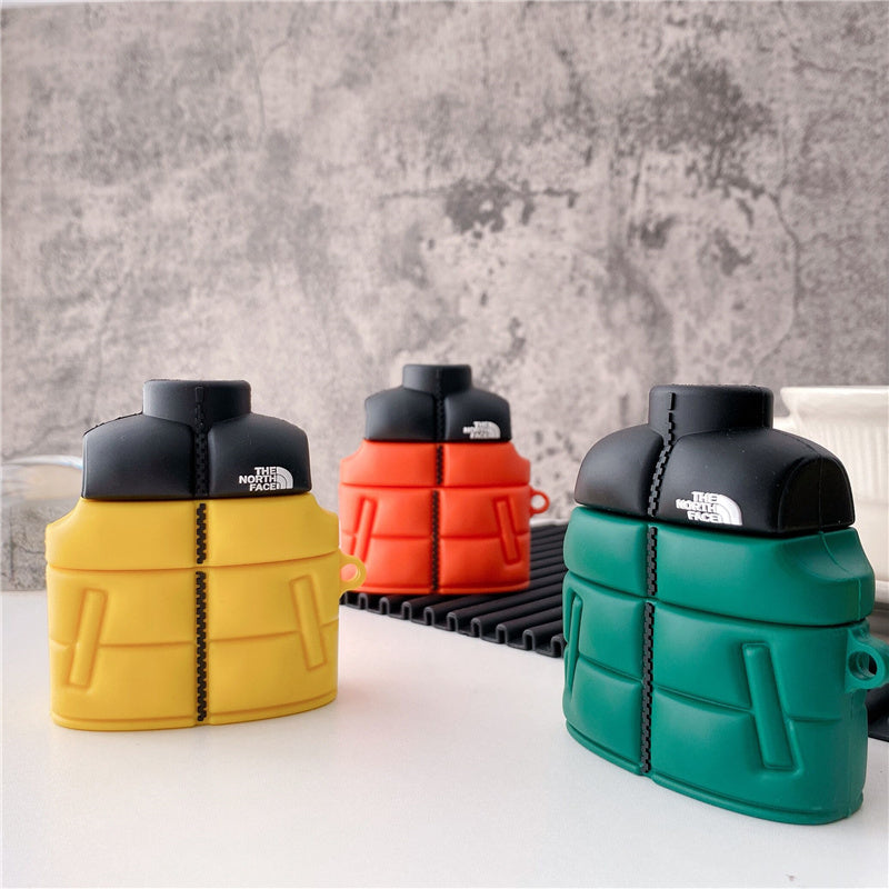 Designer Jacket AirPods Case Cover – Premium Silicone Protection for AirPods 1/2/3/4 & AirPods Pro – Stylish, Durable & Shockproof