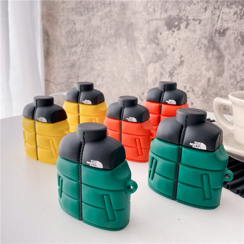 Designer Jacket AirPods Case Cover – Premium Silicone Protection for AirPods 1/2/3/4 & AirPods Pro – Stylish, Durable & Shockproof